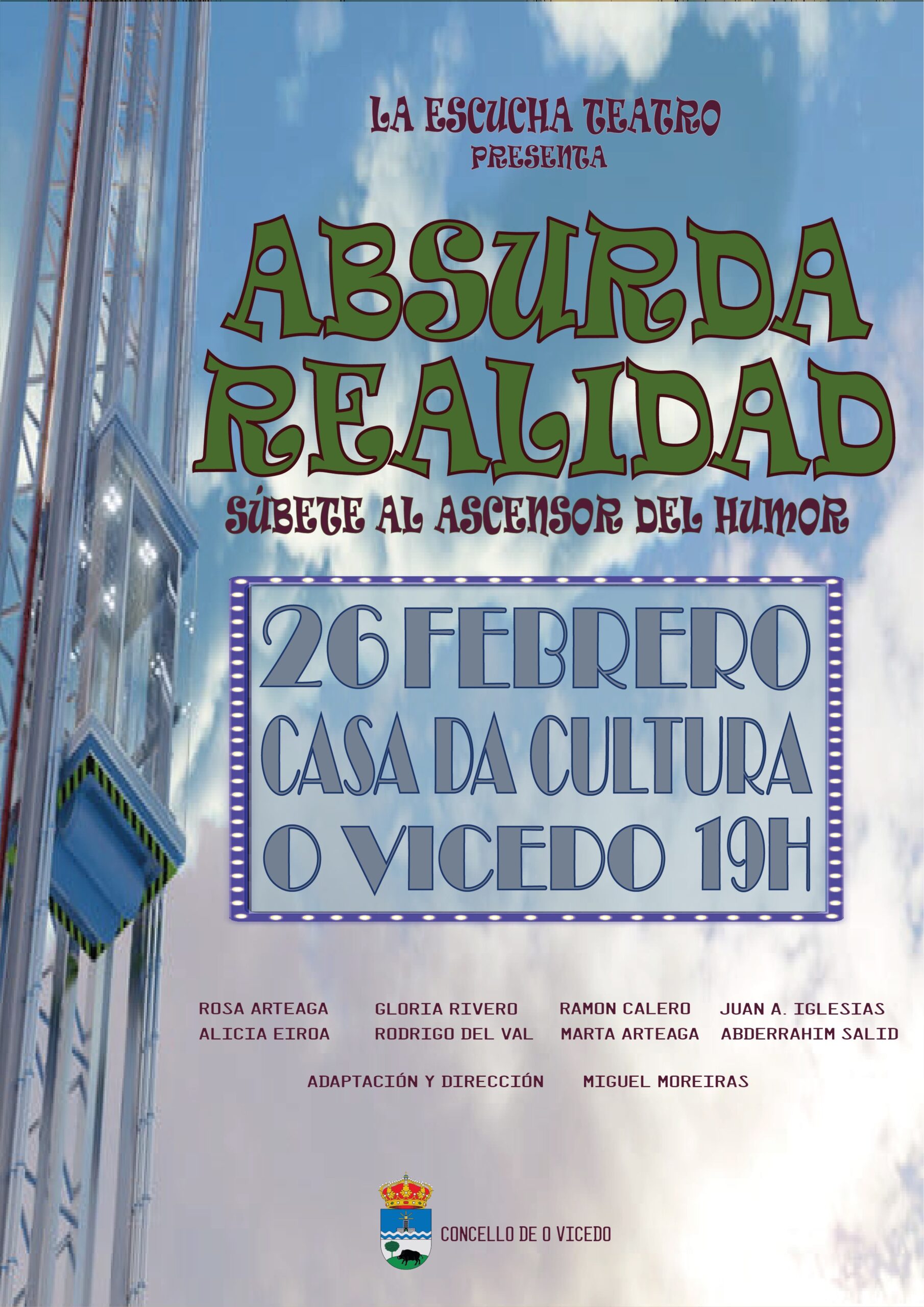 O grupo de Teatro afeccionado de Madrid "La Escucha Teatro" representa a obra "Absurda Realidad"