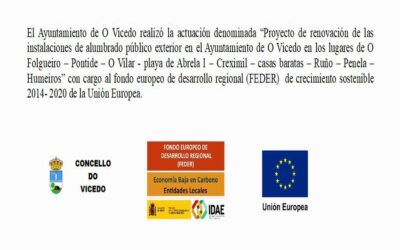 Renovación de varias instalacións de alumeado público
