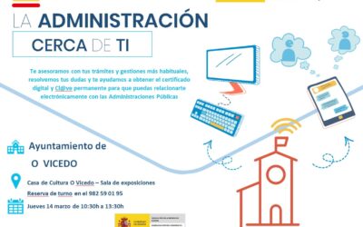 Charla A Administración cerca de ti e obtención no momento do Certificado dixital