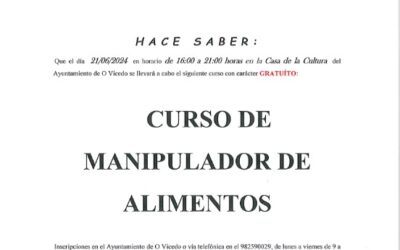 Curso de manipulador de alimentos